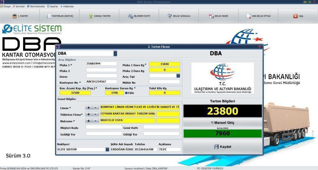 Online ve Uzaktan Takip Kantar Programı | Elite Kantar